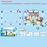 Portable Kids Soccer Goal Set for Indoor and Outdoor Play