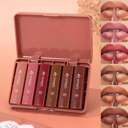 Waterproof Matte Lipstick Pencil Set