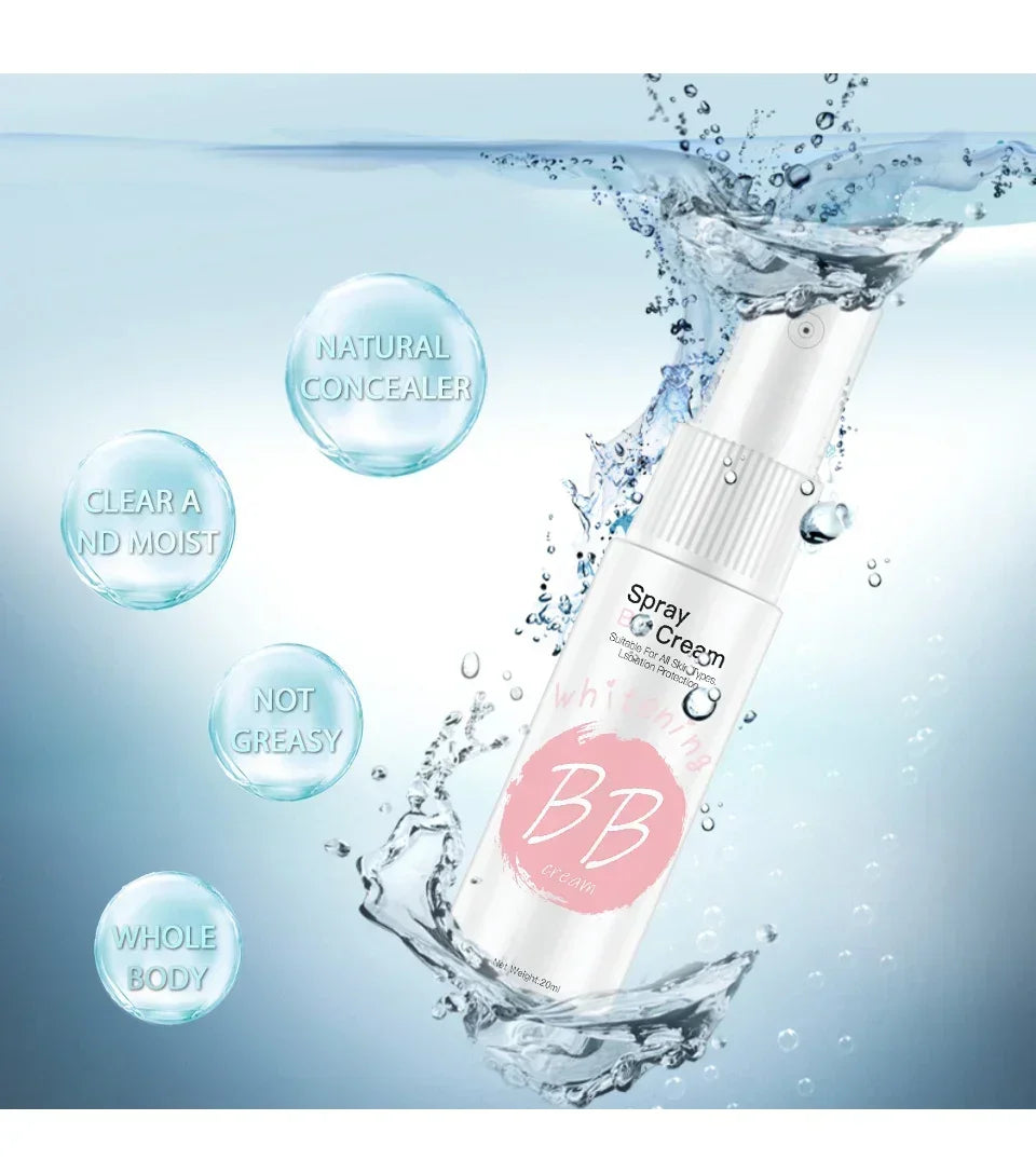 Waterproof Brightening Spray BB Cream for Flawless Skin - 10