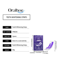 Purple Teeth Whitening Strips for Radiant Smile