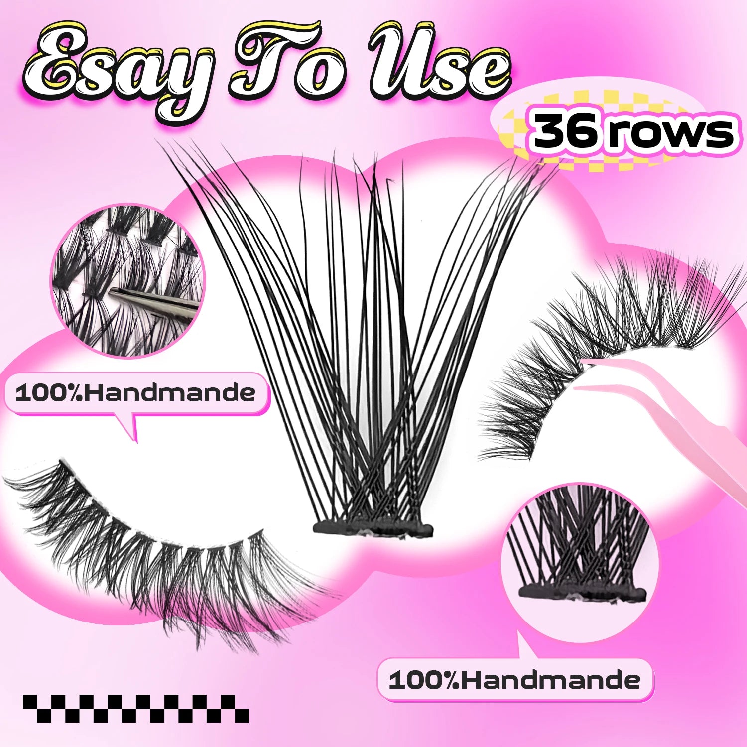 DIY Cluster Lash Extension Kit for Natural Daily Volume - 5