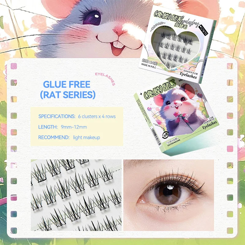 No-Glue DIY Segmented False Eyelashes - 23
