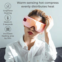Smart Heated Eye Massager for Fatigue and Sleep Relief