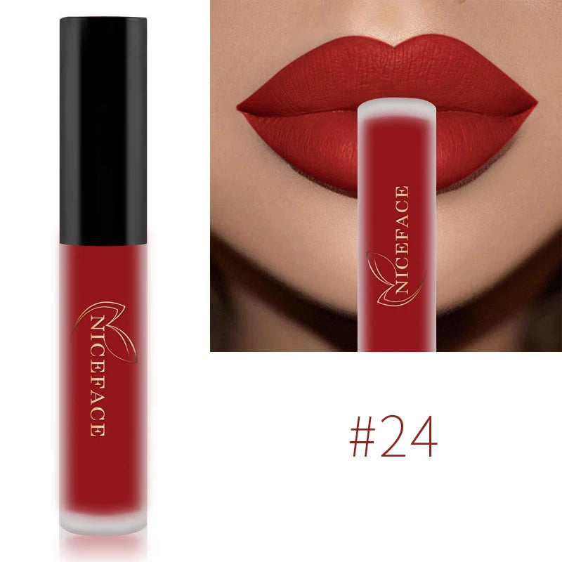 Long-Lasting Velvet Matte Liquid Lipstick - 30