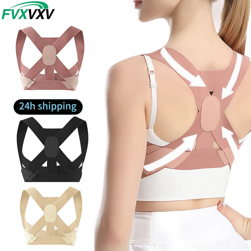 Adjustable Posture Corrector for Back and Shoulder Pain Relief - 2