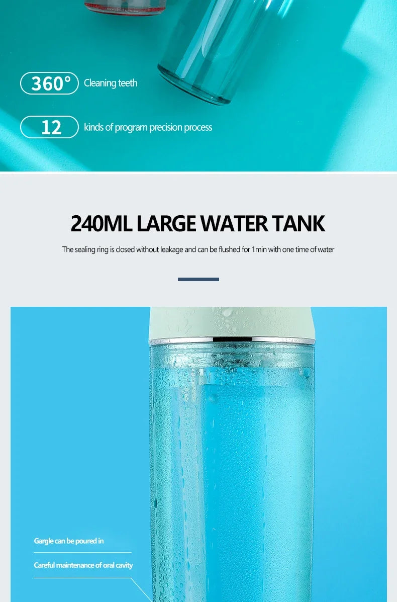 Portable Electric Water Flosser for Deep Teeth Cleaning - 21