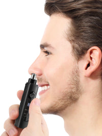 3-in-1 Rechargeable Electric Nose, Ear, and Eyebrow Trimmer Kit