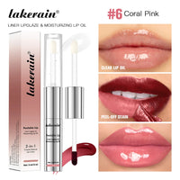 2-in-1 Waterproof Peel-Off Lip Stain and Hydrating Oil