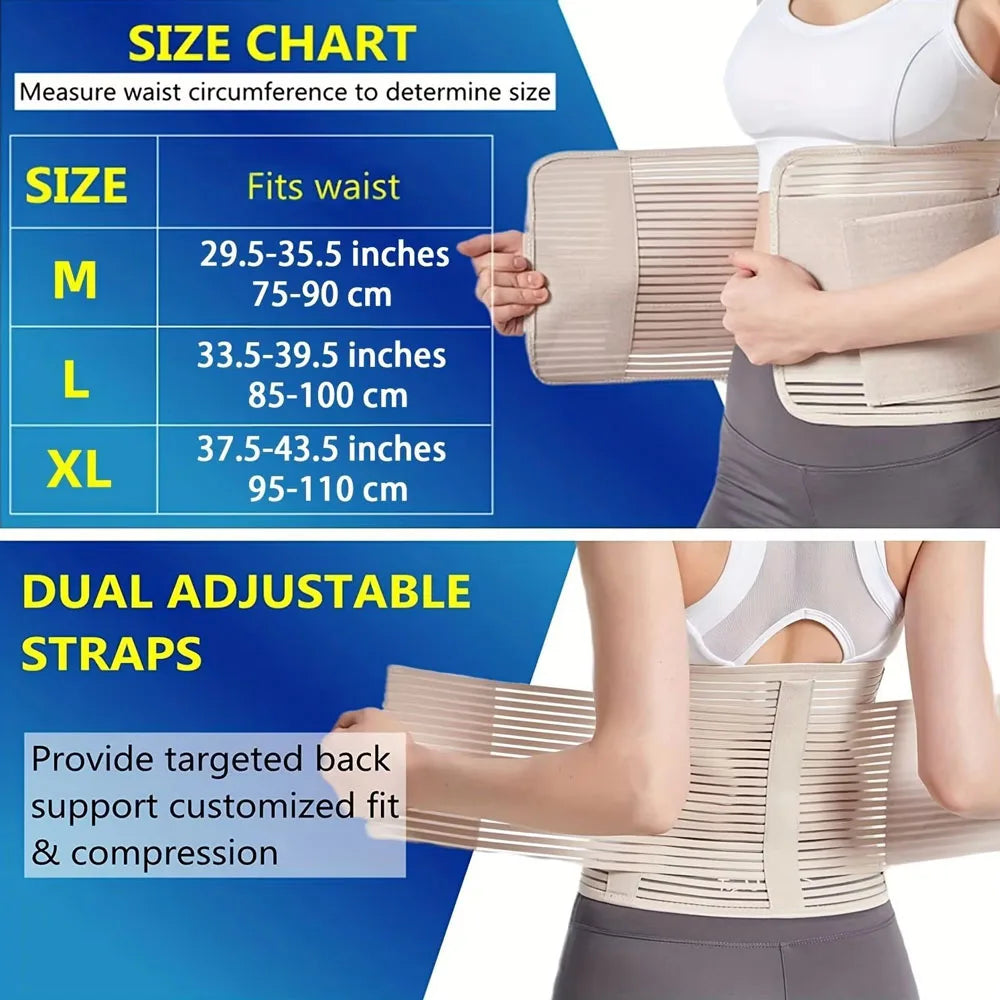Adjustable Abdominal Compression Binder for Recovery - 2