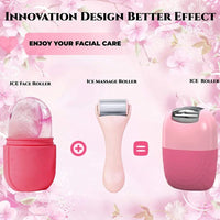 2-in-1 Cooling Ice Facial Roller and Contouring Tool