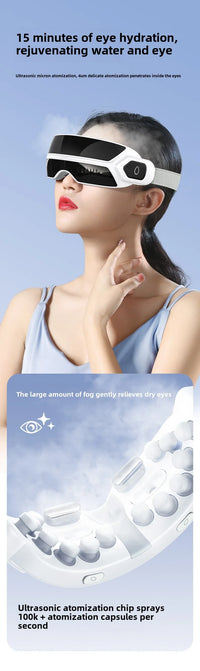 Steam Atomization Eye Massager with Heat and Bluetooth