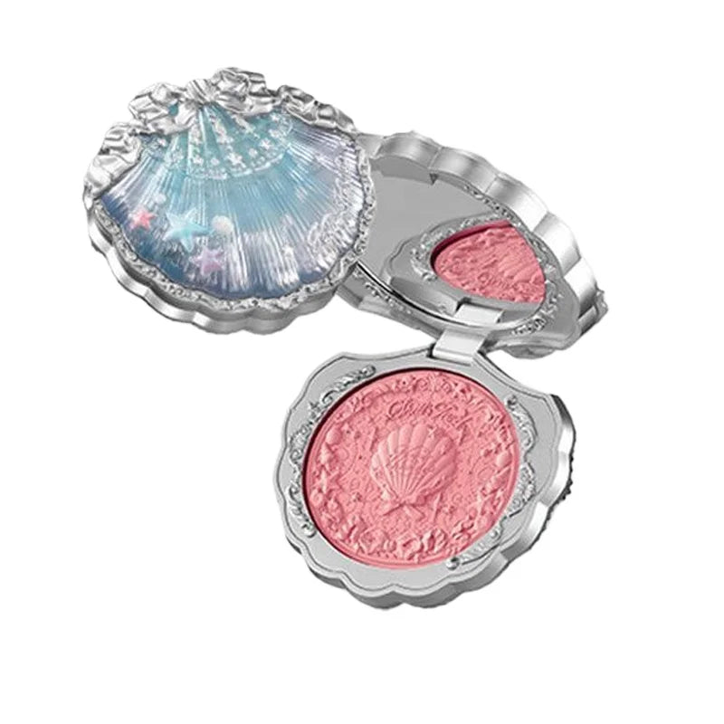 Silk Satin Powder Blush in Seashell Compact - 1