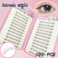 Self-Adhesive Cluster Eyelashes for Effortless Daily Makeup