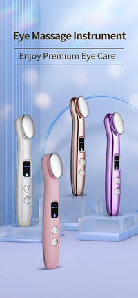 Heated Eye Massage Wand for Dark Circles and Puffiness