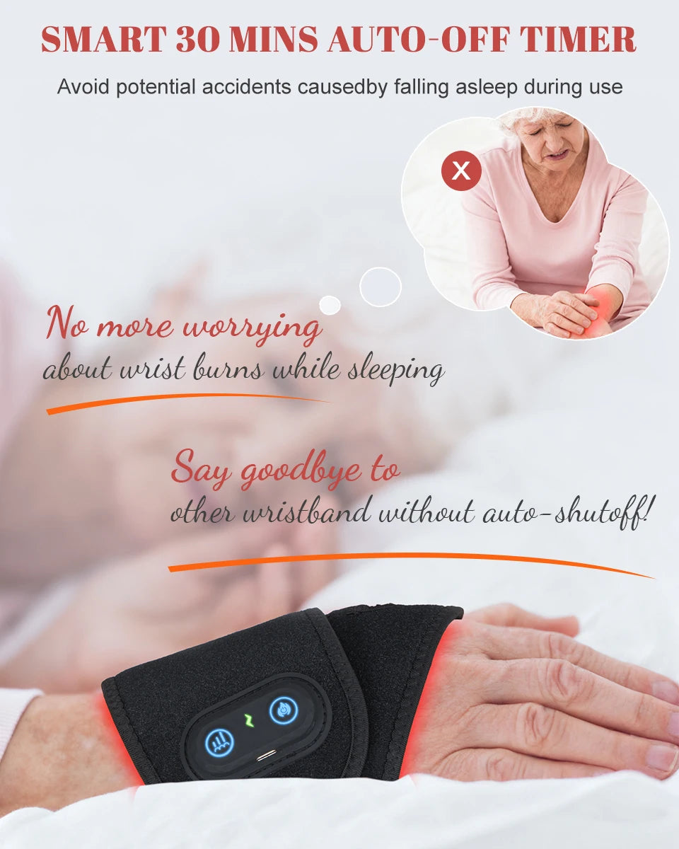 Red Light Therapy Wrap for Wrist and Ankle Pain Relief - 10