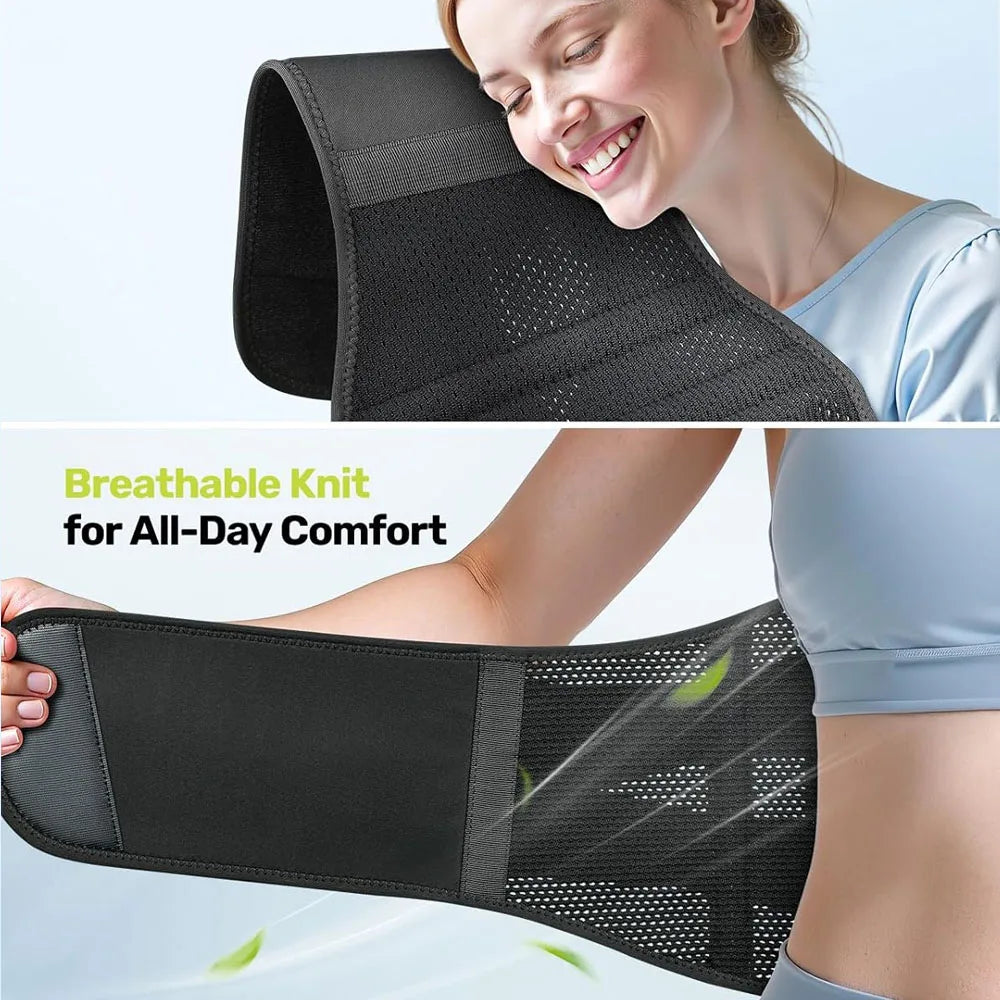 Adjustable Lumbar Support Brace for Lower Back Pain Relief - 5