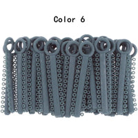 Orthodontic Elastic Ligature Ties for Dental Braces