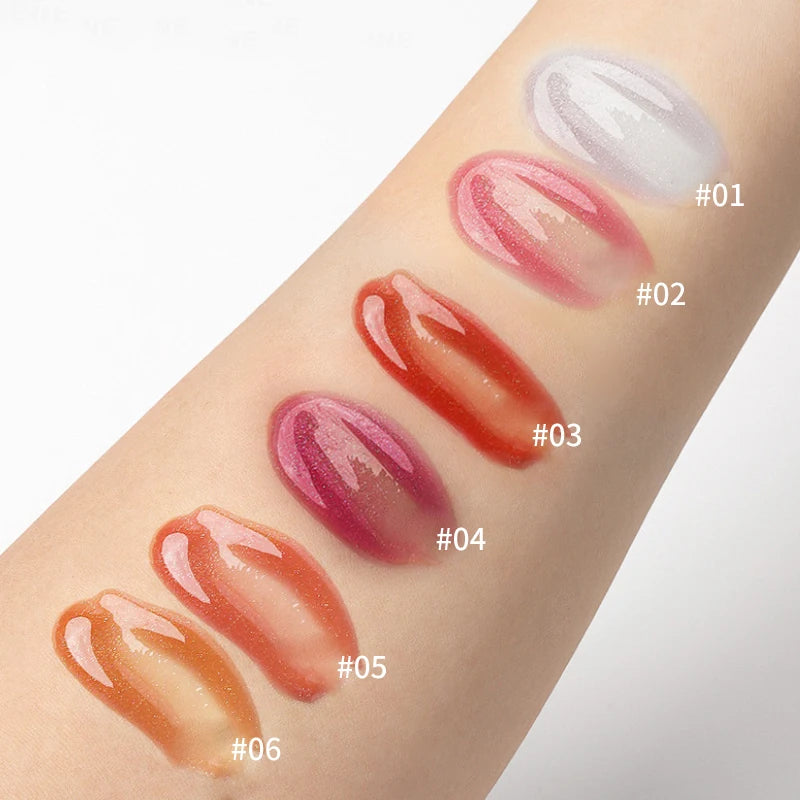 6-Piece Hydrating Water-Gloss Lip Oil Set - 6