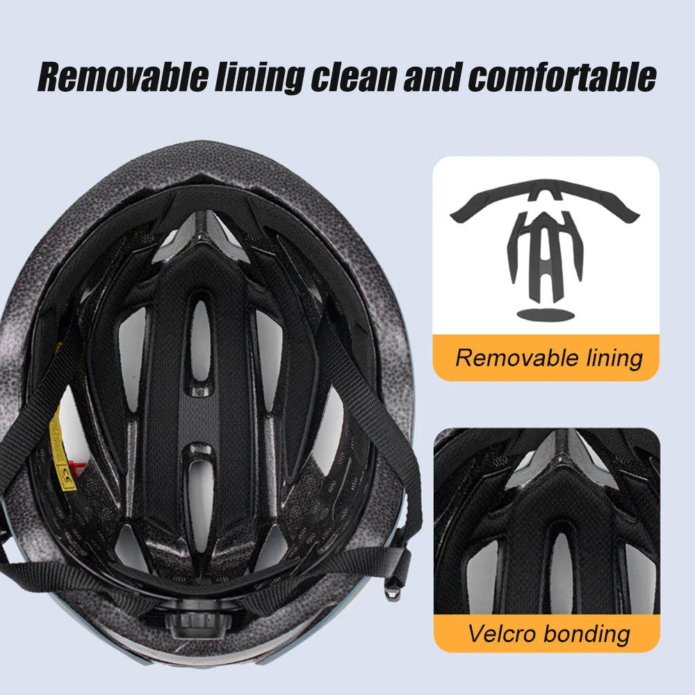 Lightweight Adjustable Cycling Helmet for Road and Mountain Biking - 2