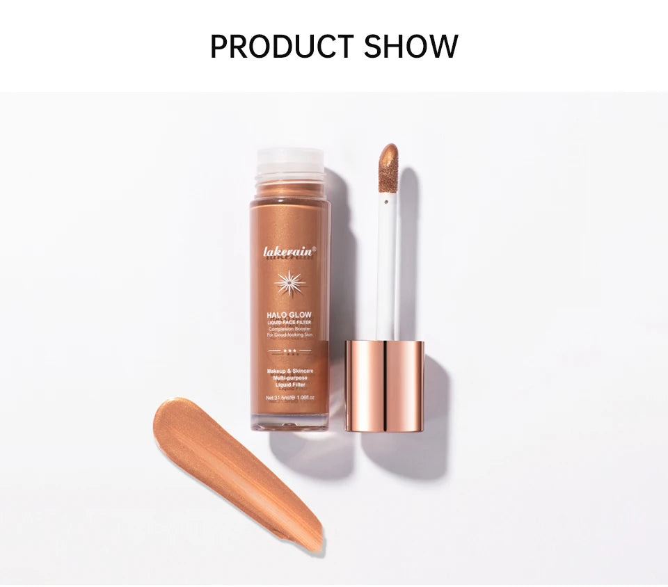 Liquid Glow Face Filter Makeup Primer & Highlighter - 18