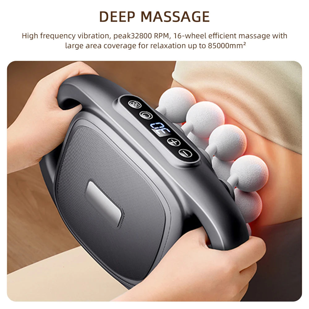 Multi-Head Deep Tissue Muscle Massage Gun - 4