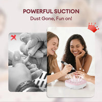 Portable USB Mini Nail Dust Collector Vacuum