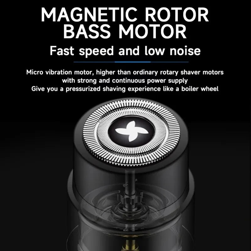 Portable Mini Electric Shaver for Smooth Travel Grooming - 3