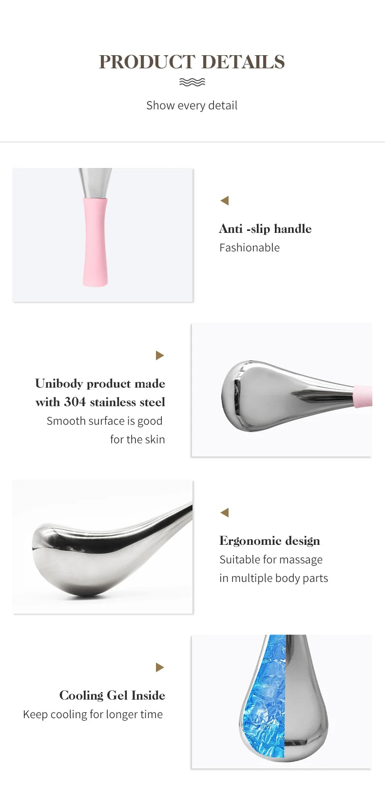 Stainless Steel Facial Cooling Cryo Sticks for Puffiness - 11