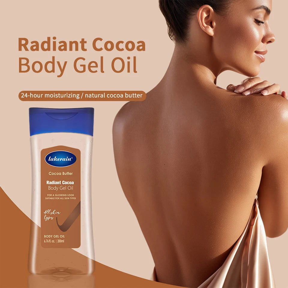 Radiant Cocoa Body Oil Gel for Glowing Hydrated Skin - 8