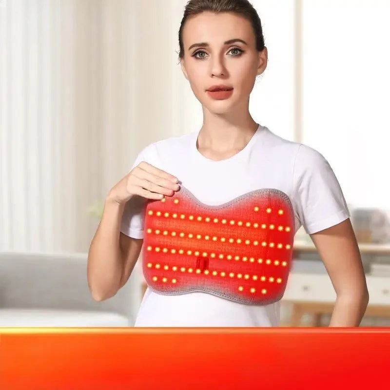 Red Light Heating Chest Massager for Pain Relief - 2