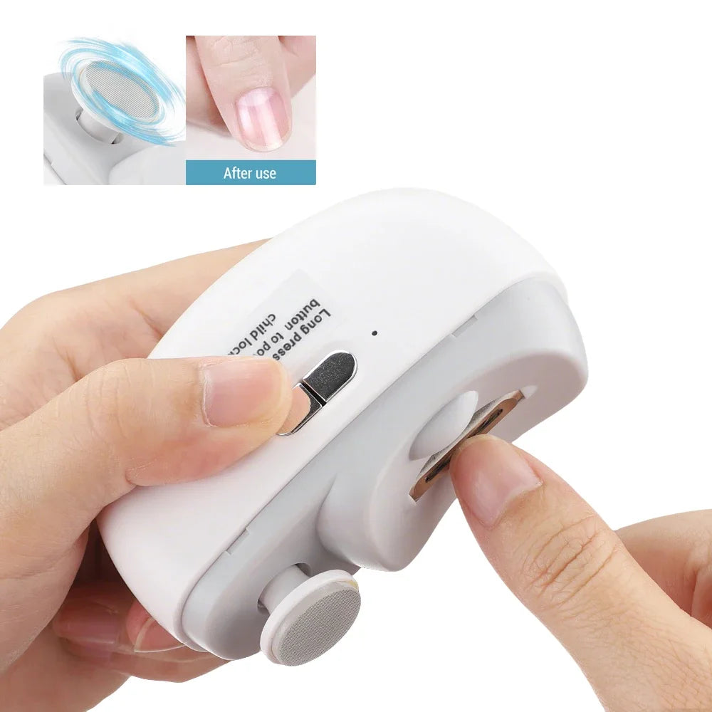Electric Automatic Nail Trimmer and Polisher for Safe Grooming - 1