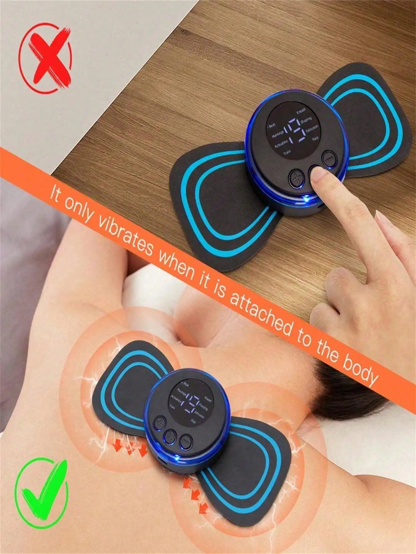 EMS Portable Electric Full Body Muscle Stimulator Massager - 15