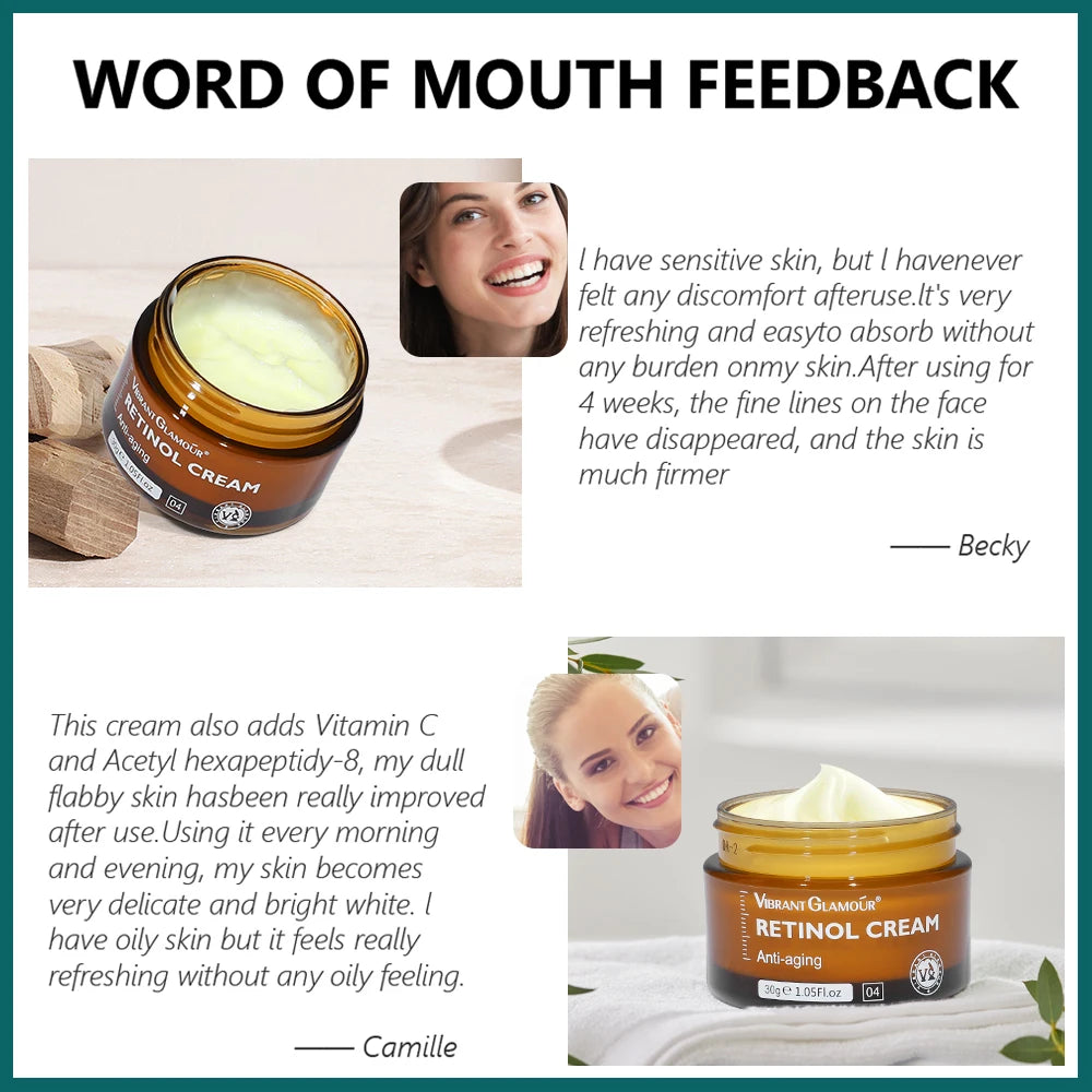 Anti-Aging Retinol Face Cream for Fine Lines and Firming - 11