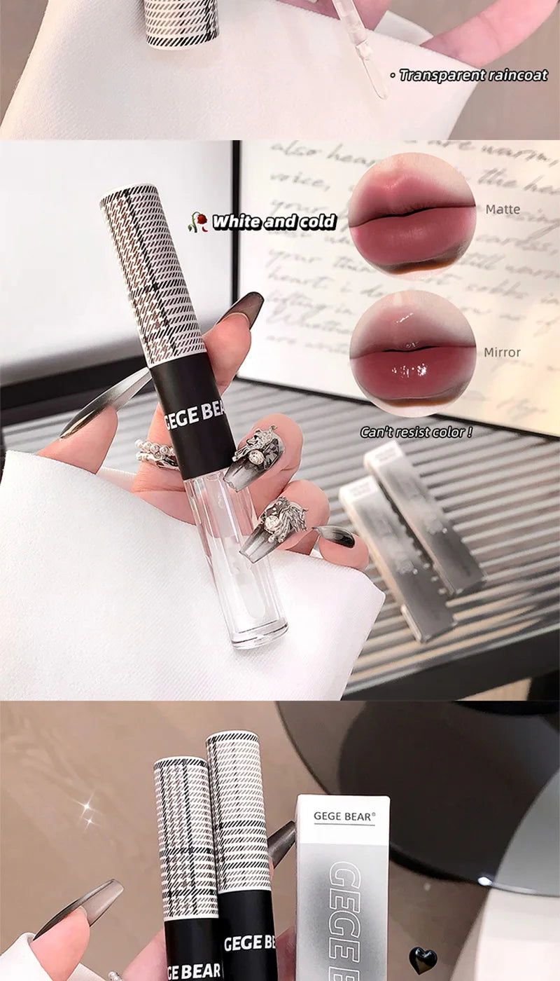 Dual-Ended Water-Matte Lip Tint and Gloss - 8