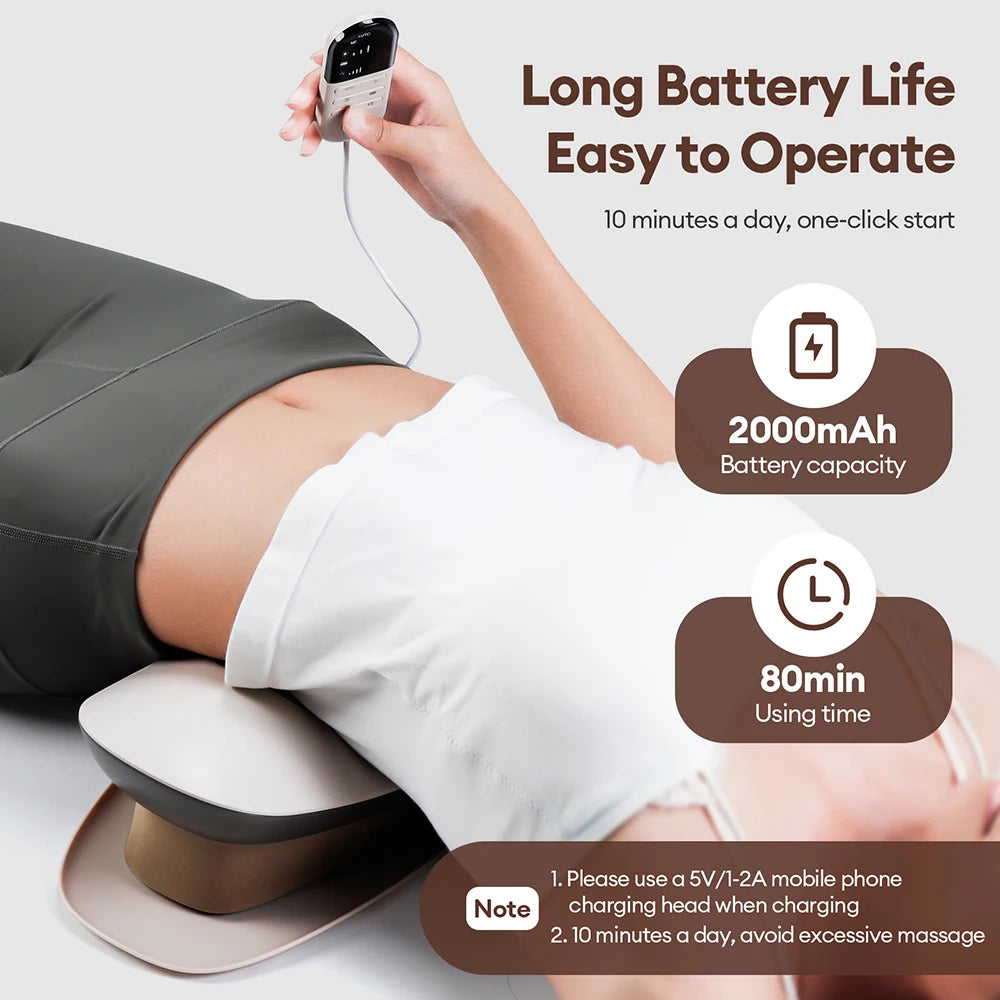 Electric Lumbar Traction Massager for Back Pain Relief - 22