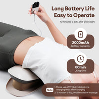 Electric Lumbar Traction Massager with Vibration and Heat