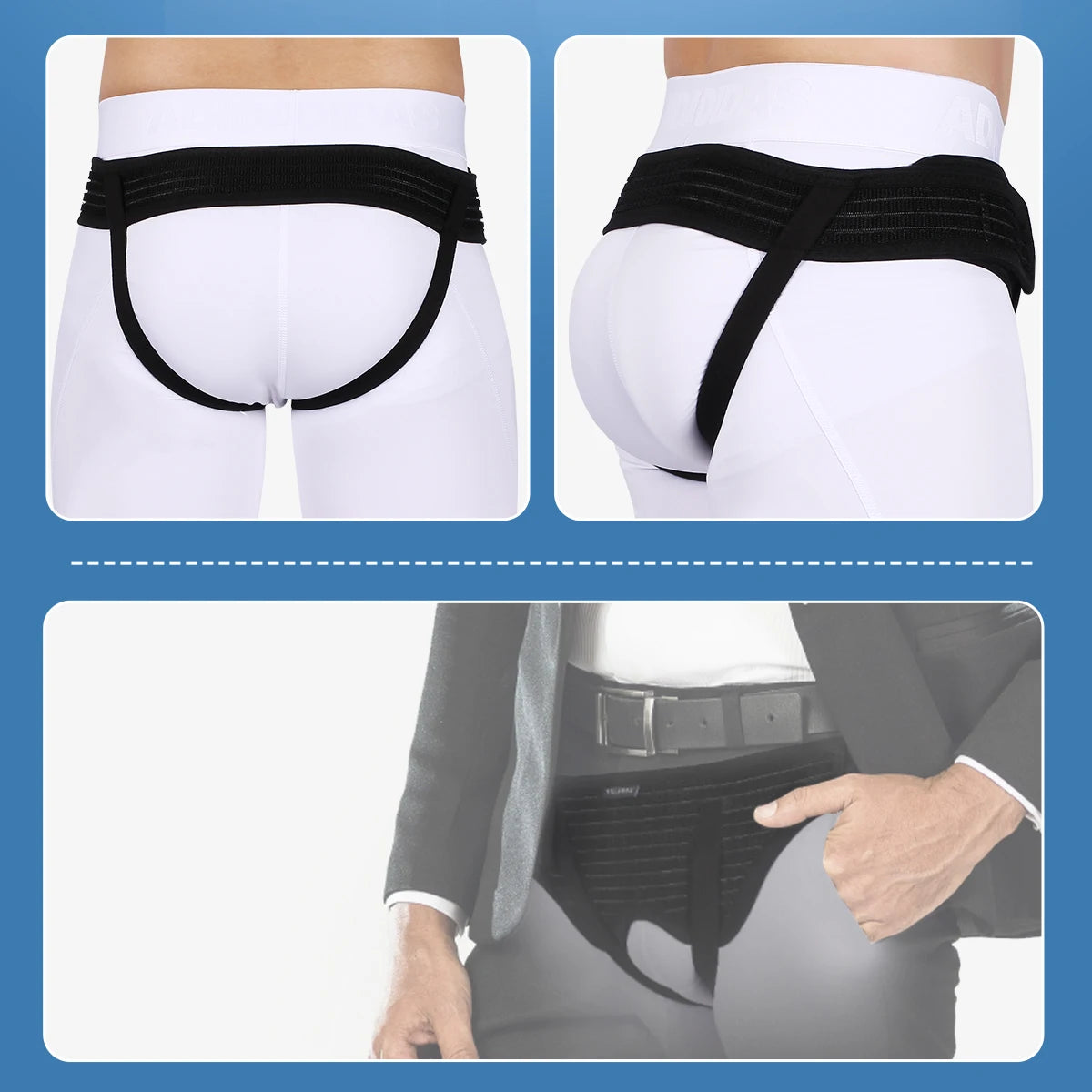Adjustable Hernia Support Belt for Inguinal and Groin Pain Relief - 10