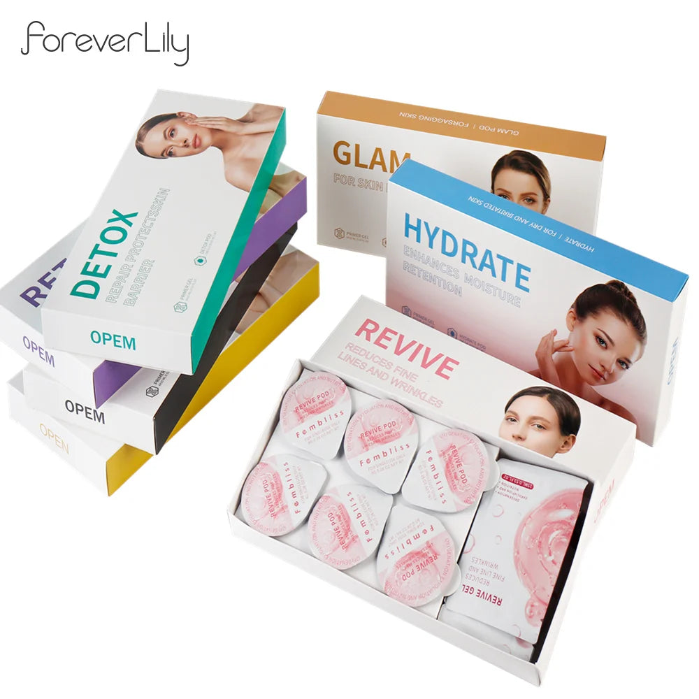 CO2 Oxygen Facial Treatment Capsule and Gel Kit - 1