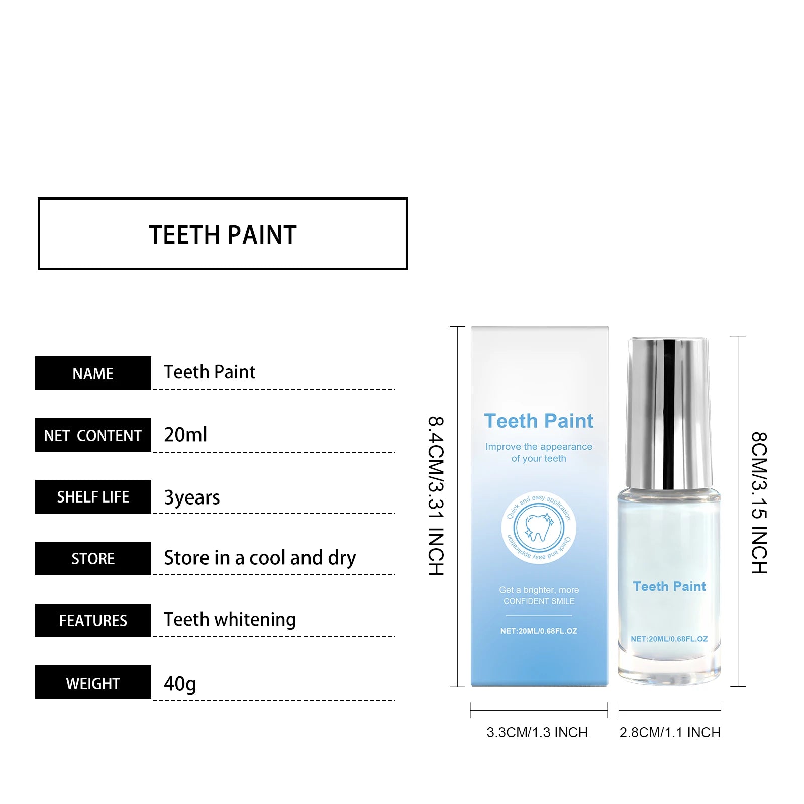 Instant Teeth Whitening Paint for Brighter Smiles - 6