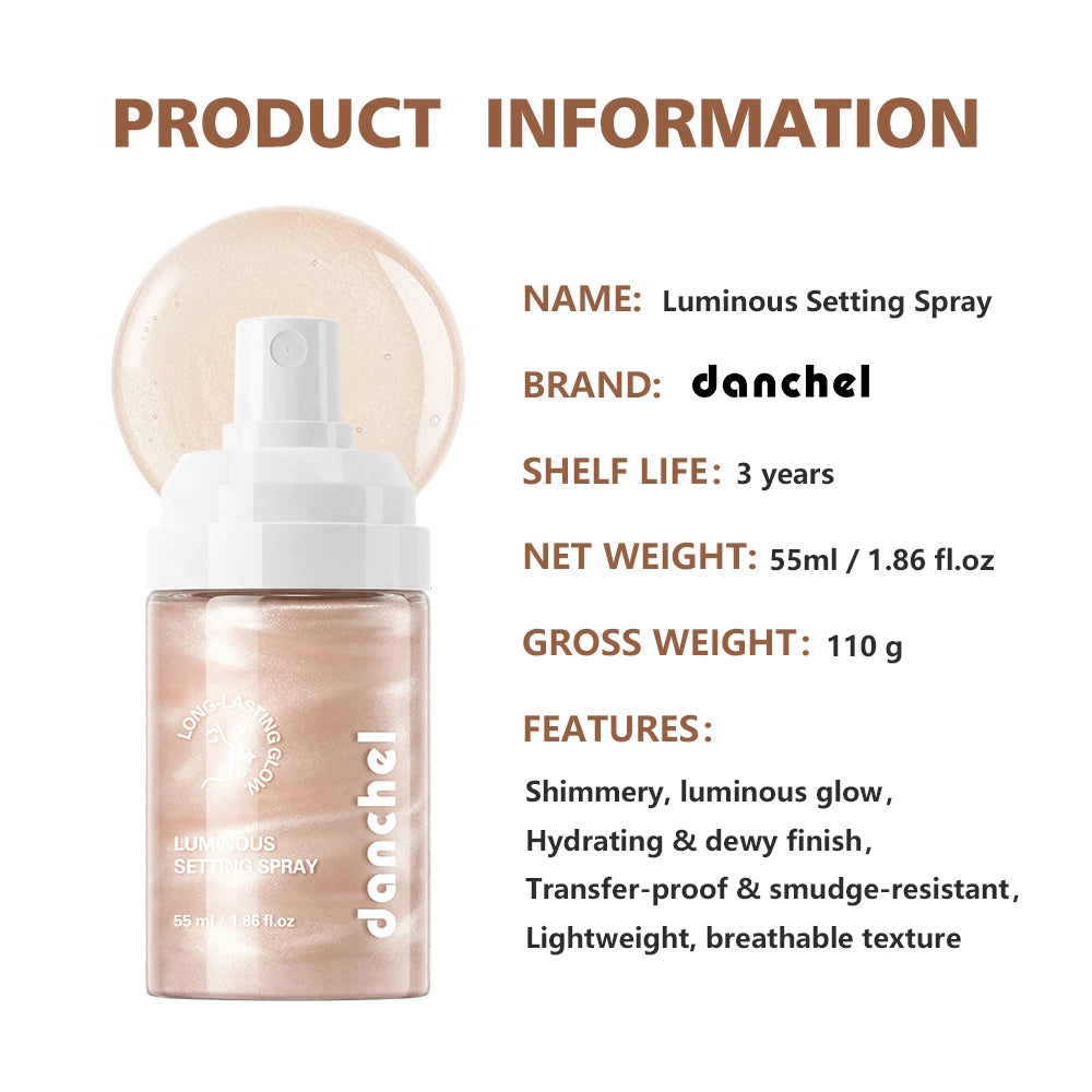 Luminous Dewy Finish Makeup Setting Spray - 18