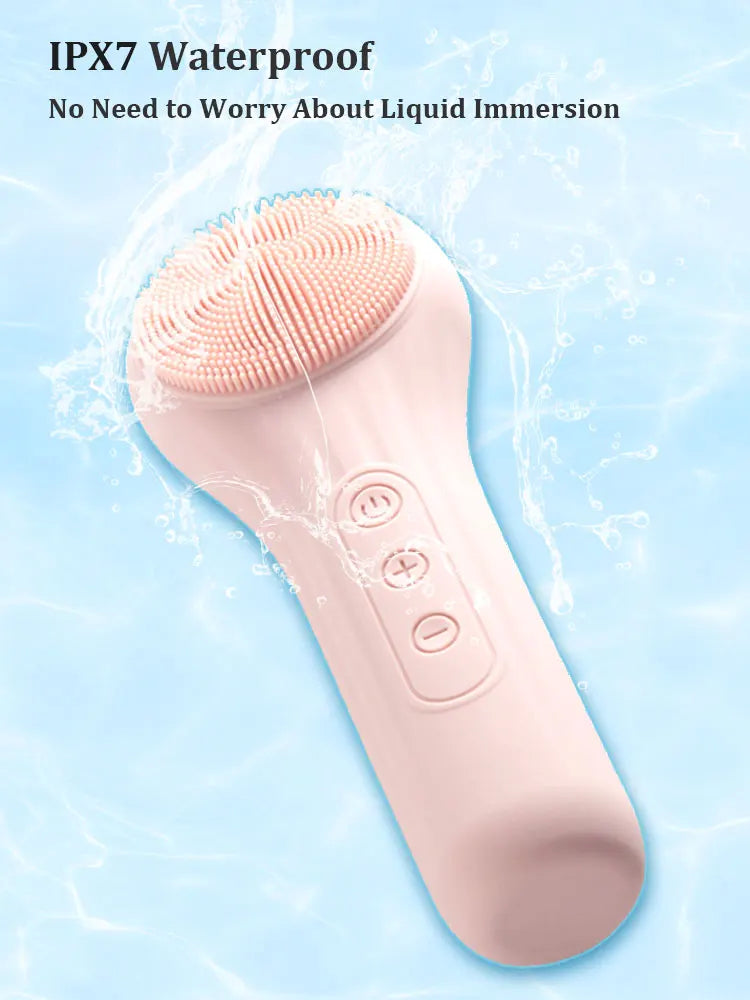 Sonic Electric Facial Cleansing & Anti-Aging Massage Brush - 16