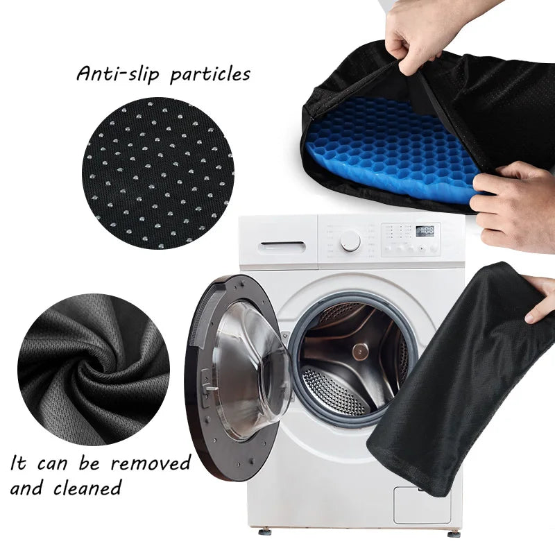 Gel Cooling Honeycomb Seat Cushion for Office and Car - 5