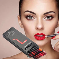 12-Piece Waterproof Matte Lip Liner Pencil Set