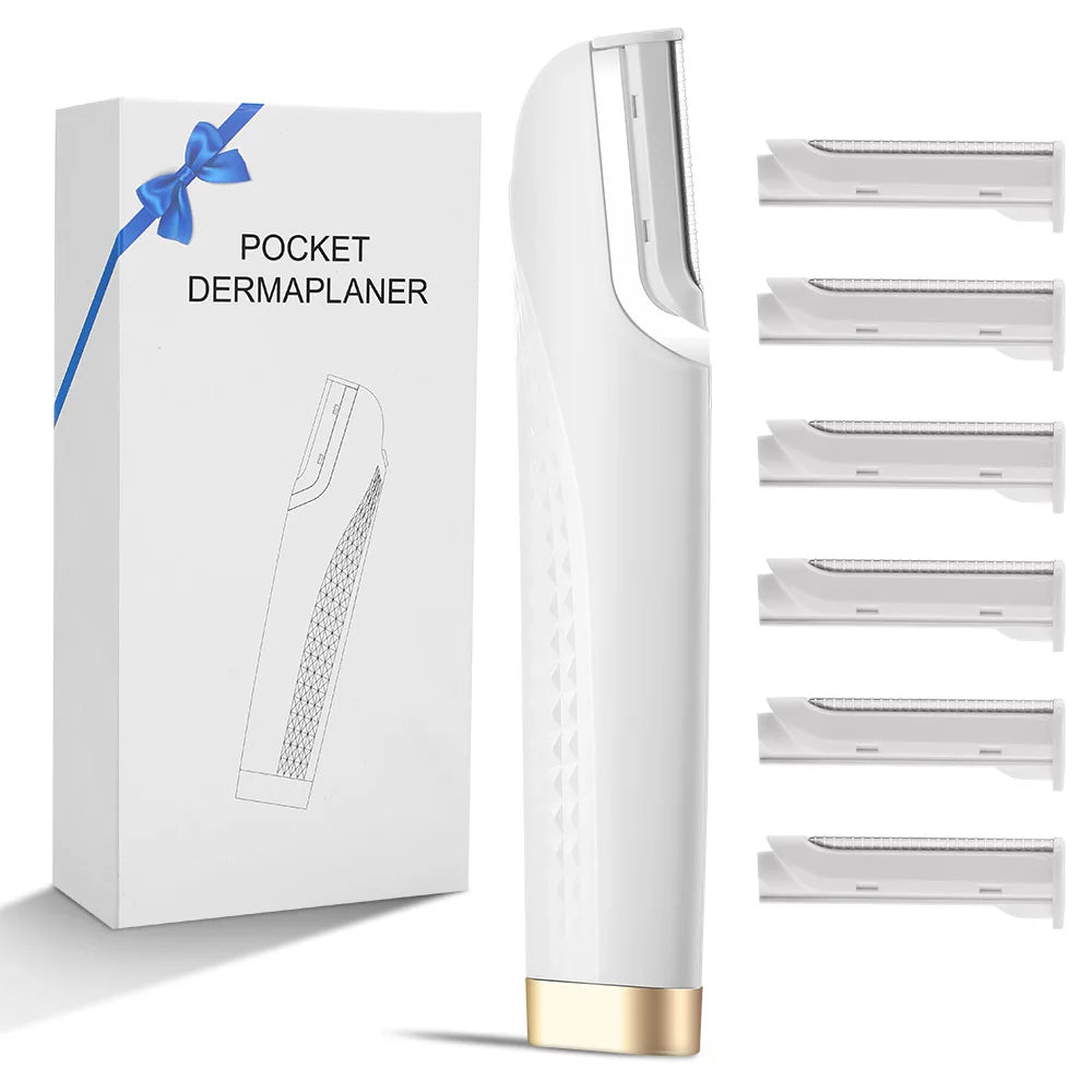 Sonic Rechargeable Facial Dermaplane Razor for Smooth Skin - 1