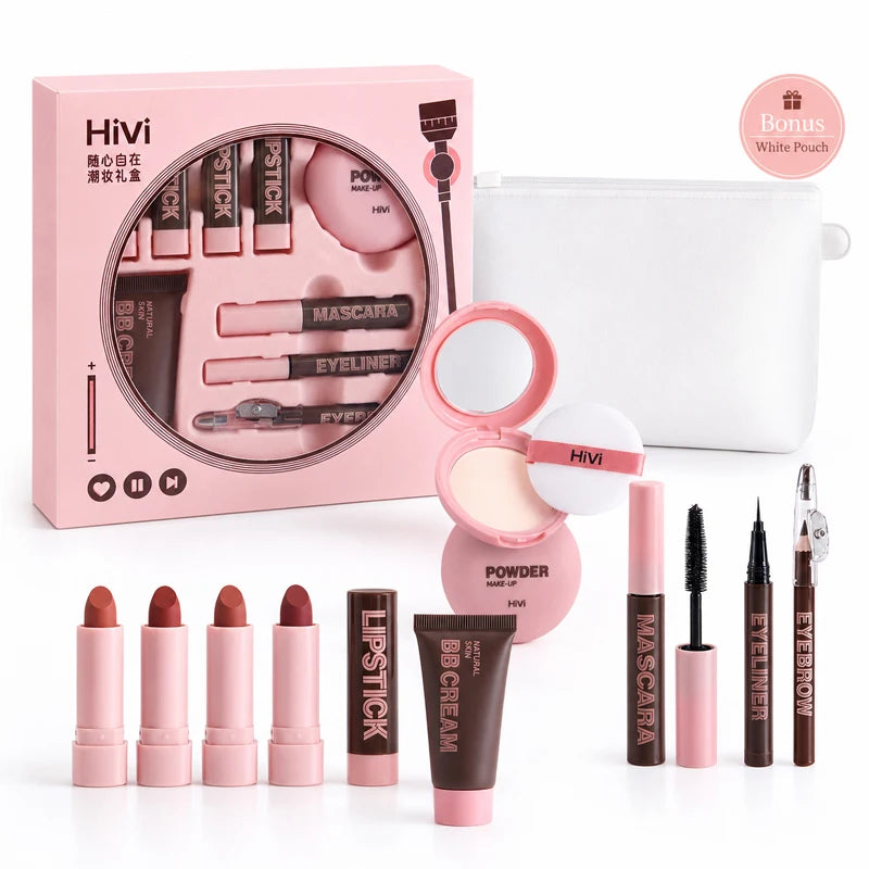 9-Piece All-in-One Professional Makeup Beauty Gift Set - 17