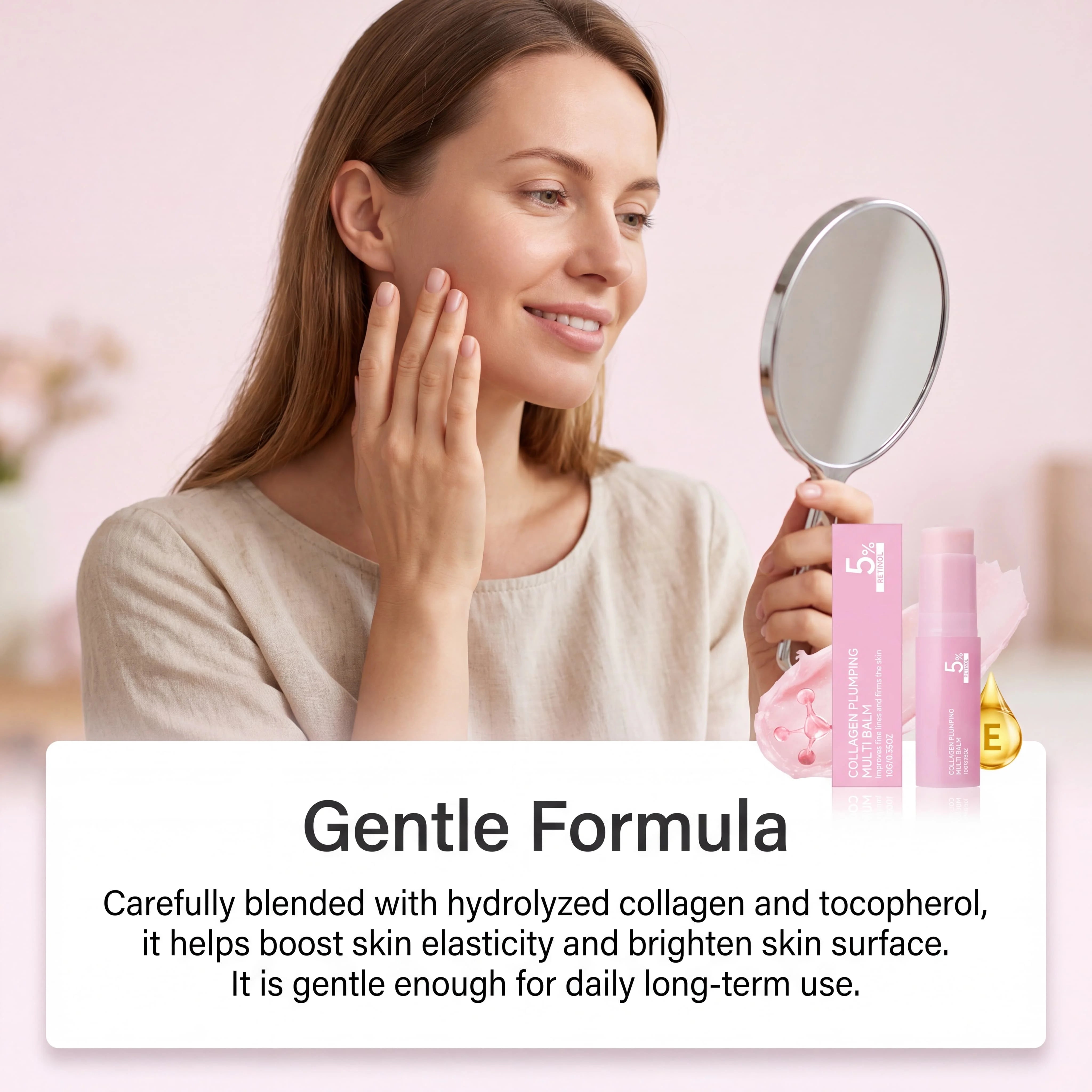 5% Retinol Collagen Anti-Aging Plumping Balm Stick - 15