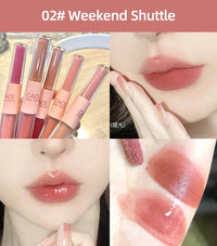 Dual-Ended Matte and Glossy Liquid Lipstick