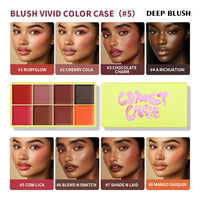 8-Color Cream Blush and Contour Palette