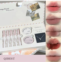 8-Piece Vintage Style Makeup and Jewelry Gift Set