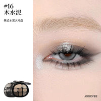 Smoky Amber 8-Color Eyeshadow Palette for Long-Lasting Glam